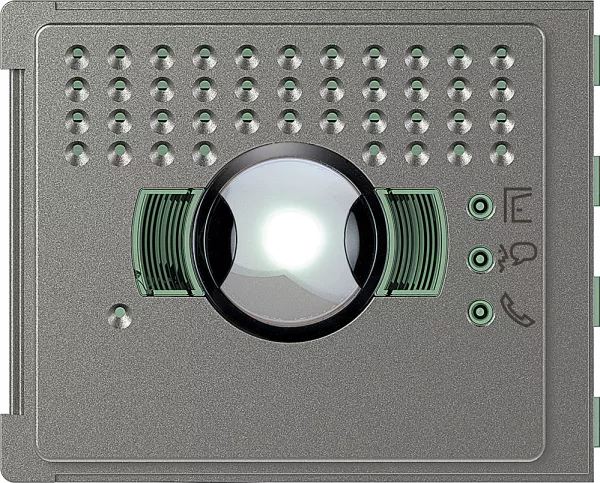 bticino-fa�ade sfera robur pour module �lectronique audio et vid�o grand angle (351305)