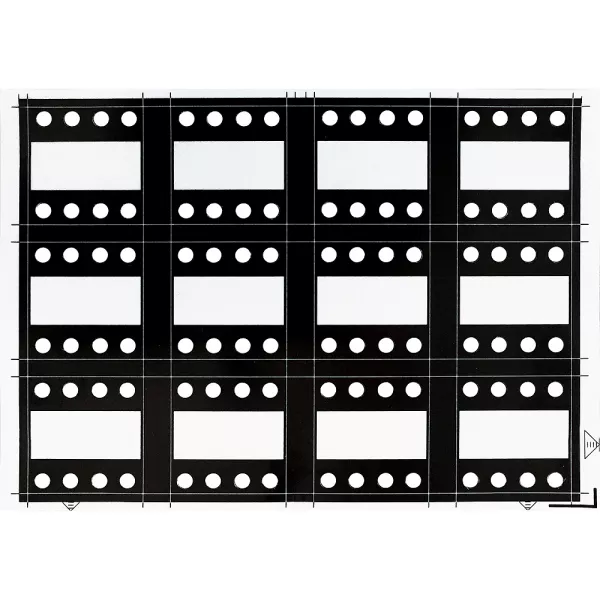bticino-feuilles a5 personnalisables noires pour commande 8 boutons-poussoirs (3541)