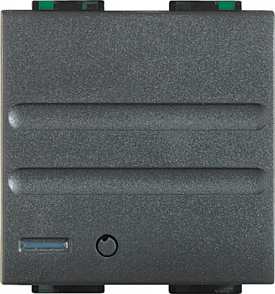 bticino-interface radio livinglight pour gestion temp�rature myhome bus - anthracite (l4577)