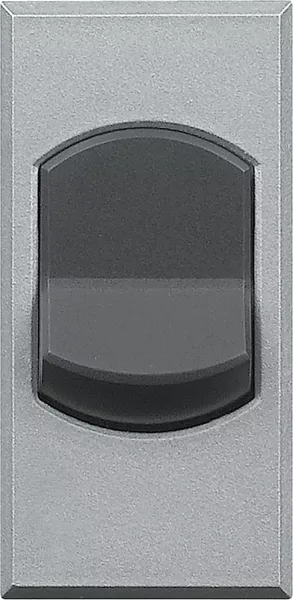 bticino-interrupteur bipolaire 32a axolute - finition alu - 1 module (hc4011)
