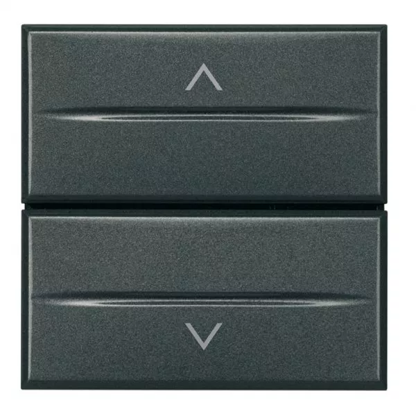 bticino-inverseur � position fixe pour volets roulants axolute - anthracite - 2 modules (hs4027/2)