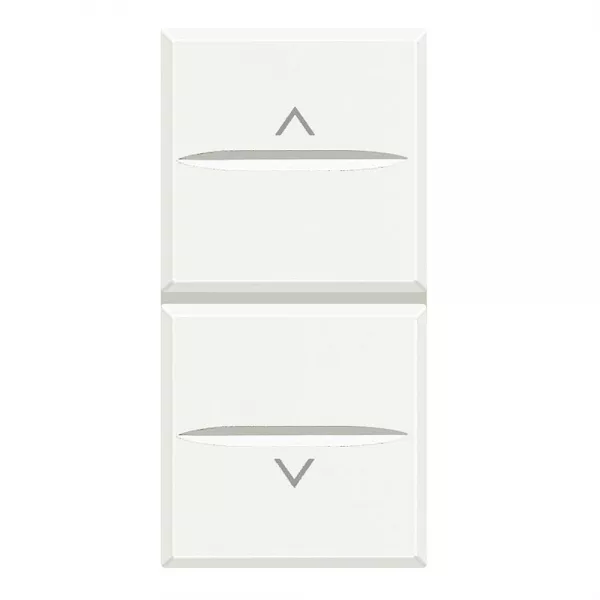 bticino-inverseur � position fixe pour volets roulants axolute - white - 2 modules (hd4027m2)