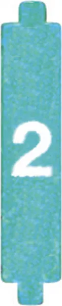 bticino-jeu de 10 cavaliers de configuration pour syst�me bus avec marquage 2 (3501/2)
