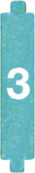 bticino-jeu de 10 cavaliers de configuration pour syst�me bus avec marquage 3 (3501/3)