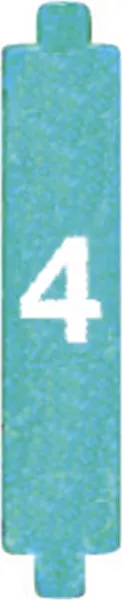 bticino-jeu de 10 cavaliers de configuration pour syst�me bus avec marquage 4 (3501/4)