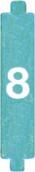 bticino-jeu de 10 cavaliers de configuration pour syst�me bus avec marquage 8 (3501/8)