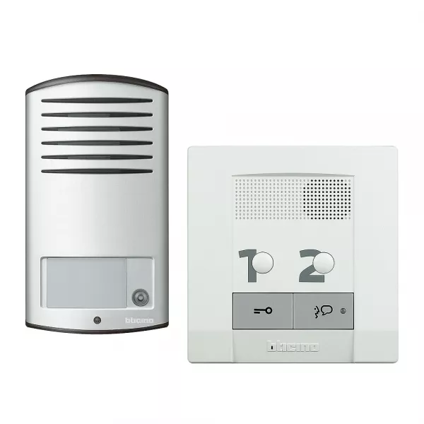 bticino-kit portier r�sidentiel audio mains libres bus 2 fils ck2 pose saillie (364211)