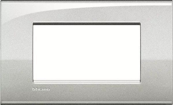 bticino-ll- plaque air 4m arg lunaire (lnc4804gl)