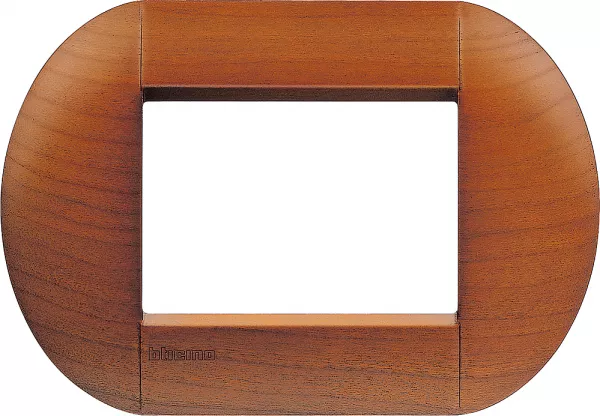 bticino-ll- plaque ronde 3m cerisier (lnb4803lca)