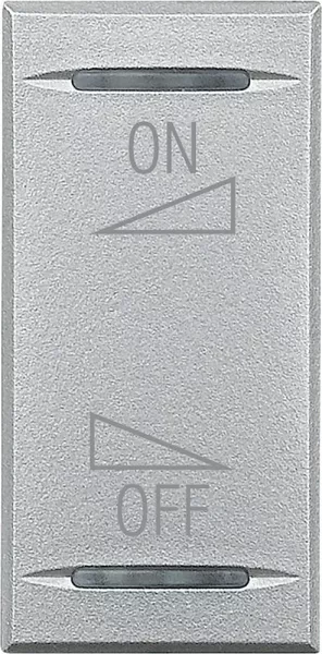 bticino-manette axolute bus pour diffusion sonore variation on/off - alu (hc4911ai)