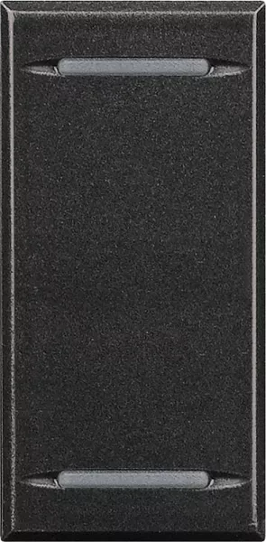 bticino-manette axolute neutre type bascule 1 module - anthracite (hs4911)
