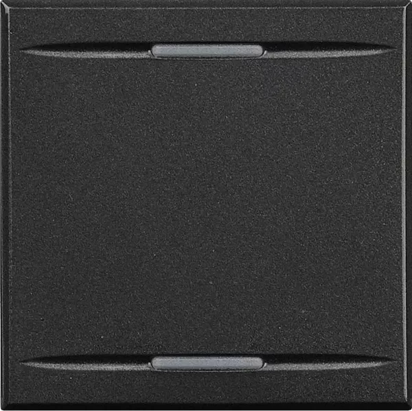 bticino-manette axolute neutre type bascule 2 modules - anthracite (hs4911/2)