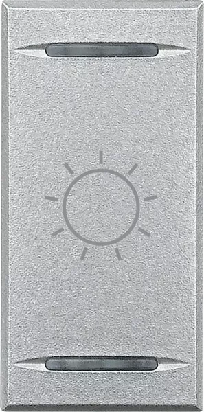 bticino-manette axolute symbole lumi�re type bascule 1 module - alu (hc4911ba)