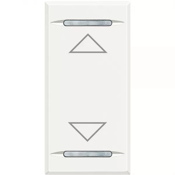 bticino-manette axolute symbole mont�e et descente 1 module - white (hd4911ah)