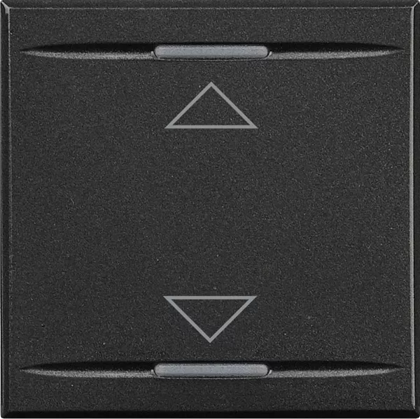 bticino-manette axolute symbole mont�e et descente 2 modules - anthracite (hs4911/2ah)