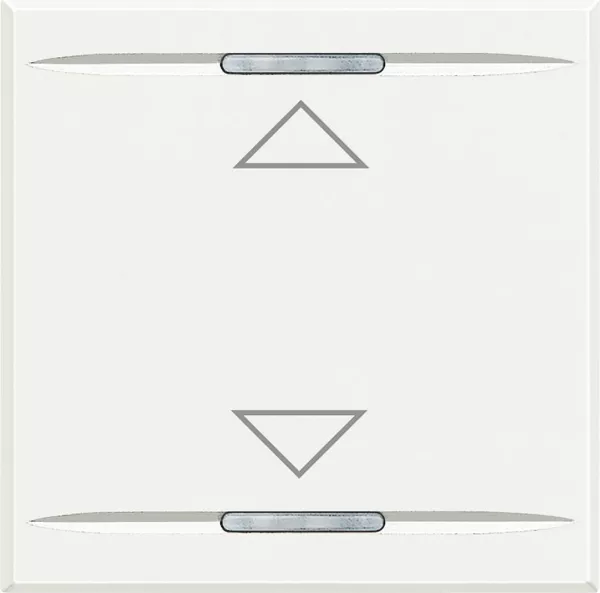 bticino-manette axolute symbole mont�e et descente 2 modules - white (hd4911m2ah)