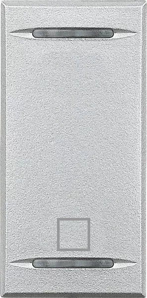 bticino-manette axolute symbole stop 1 module - alu (hc4915ae)