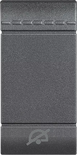 bticino-manette livinglight avec symbole ne pas d�ranger 1 module - anthracite (l4915dd)