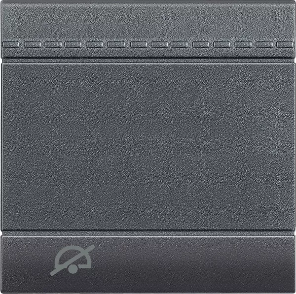 bticino-manette livinglight avec symbole ne pas d�ranger 2 modules - anthracite (l4915m2dd)