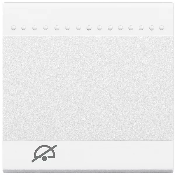 bticino-manette livinglight avec symbole ne pas d�ranger 2 modules - blanc (n4915m2dd)