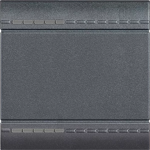 bticino-manette livinglight neutre type bascule 2 modules - anthracite (l4911m2n)