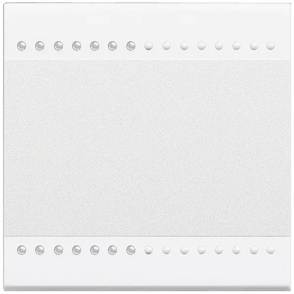bticino-manette livinglight neutre type bascule 2 modules - blanc (n4911m2n)
