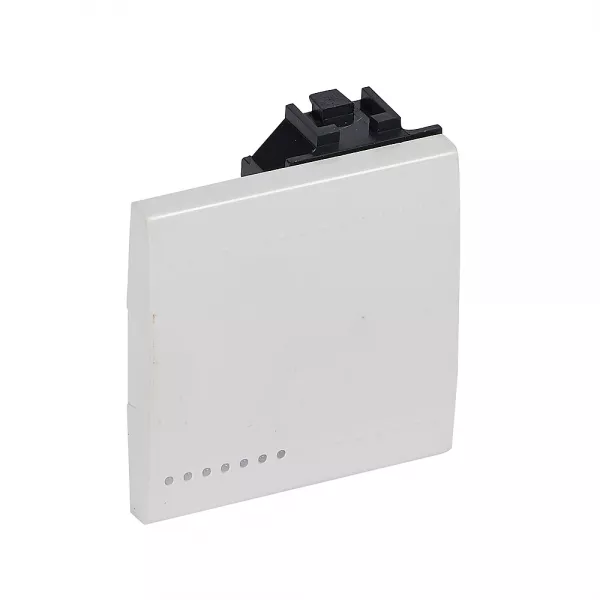 bticino-manette livinglight neutre type poussoir 2 modules - blanc (n4915m2ln)