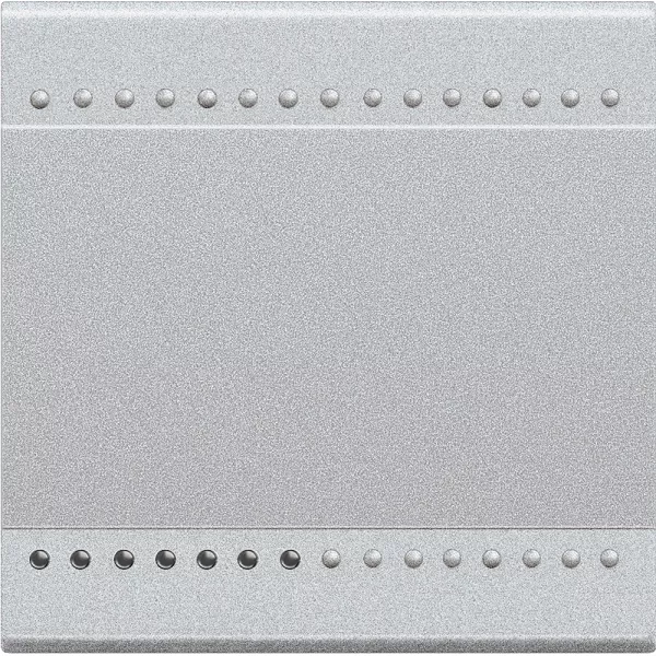 bticino-manette livinglight neutre type poussoir 2 modules - tech (nt4915m2n)
