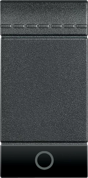 bticino-manette livinglight symbole lumi�re 1 module - anthracite (l4915an)
