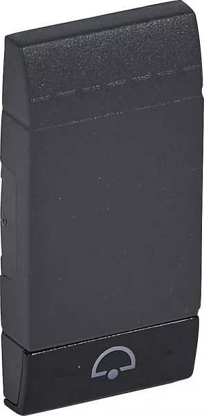 bticino-manette livinglight symbole sonnette 1 module - anthracite (l4915dn)