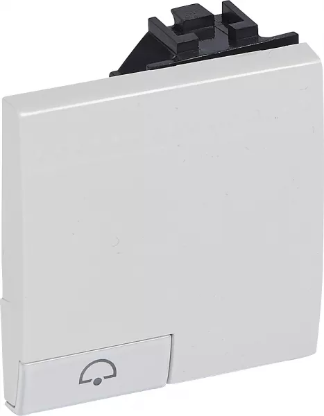 bticino-manette livinglight symbole sonnette 2 modules - blanc (n4915m2dn)