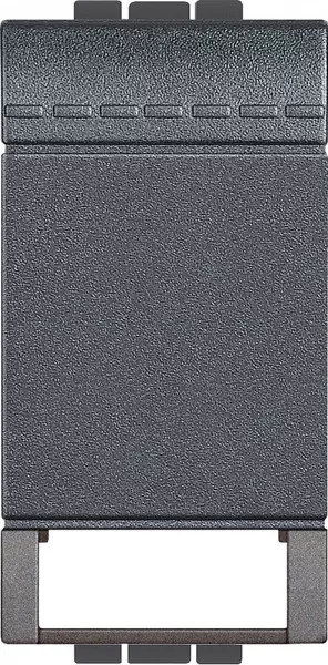 bticino-manette livingligt personnalisable 1 module - anthracite (l4911tn)