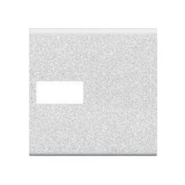 bticino-manette personnalisable pour commandes axiales livinglight - blanc - 2 modules (n4916m2t)
