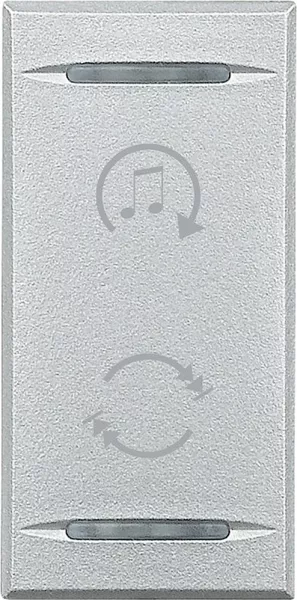 bticino-mh axo alu m/b 1m dif sonore (hc4911bf)