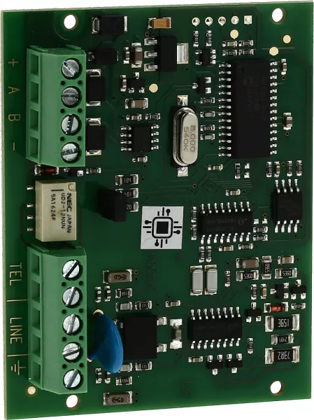 bticino-module communication pstn pour alarme myhome_up avec 4 supports de montage (bt4236)