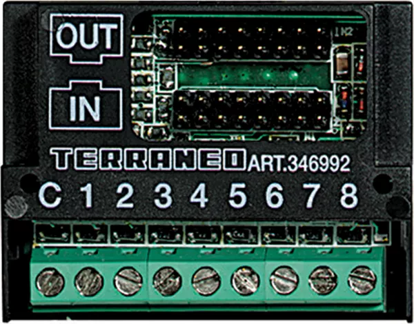 bticino-module d\'extension 1-8 appels - platines s�rie 100/s�rie 200/s�rie 300 audio (346992)