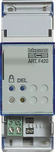 bticino-module de 16 sc�narios - myhome - 2 modules (f420)