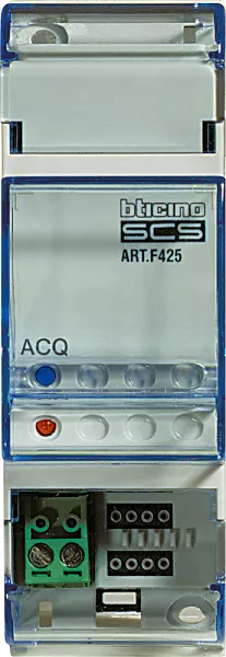bticino-module de m�morisation de l\'�tat des actionneurs myhome_up - 2 modules (f425)