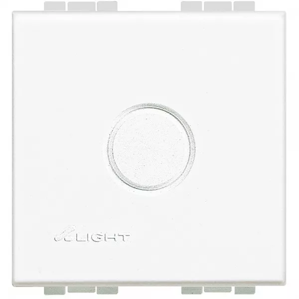 bticino-obturateur avec empreinte d�fon�able livinglight - blanc - 2 modules (n4951)