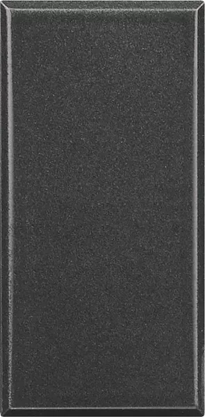 bticino-obturateur axolute - 1 module - anthracite (hs4950)