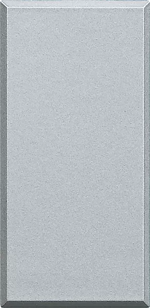 bticino-obturateur axolute - 1 module - finition alu (hc4950)
