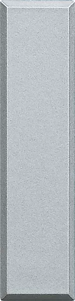 bticino-obturateur axolute demi module - finition alu (hc4949)