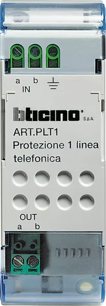 bticino-parafoudre modulaire pour 1 ligne t�l�phonique (bt004840)