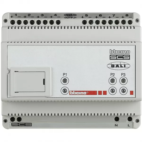 bticino-passerelle open bacnet ip bus - 6 modules (f450)