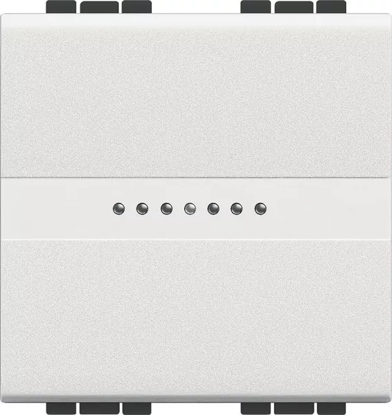 bticino-permutateur livinglight 16ax 250v~ � bornes � vis - blanc - 2 modules (n4054m2)