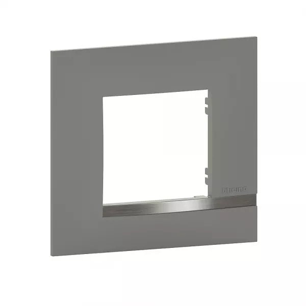 bticino-plaque alt�ge collection mezzo 1 poste finition note iris�e (btal9ni1)