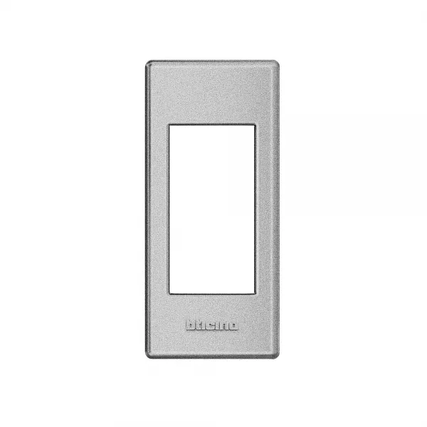 bticino-plaque avec support livinglight installation profil� ou saillie - tech 1 module (lnd4811te)