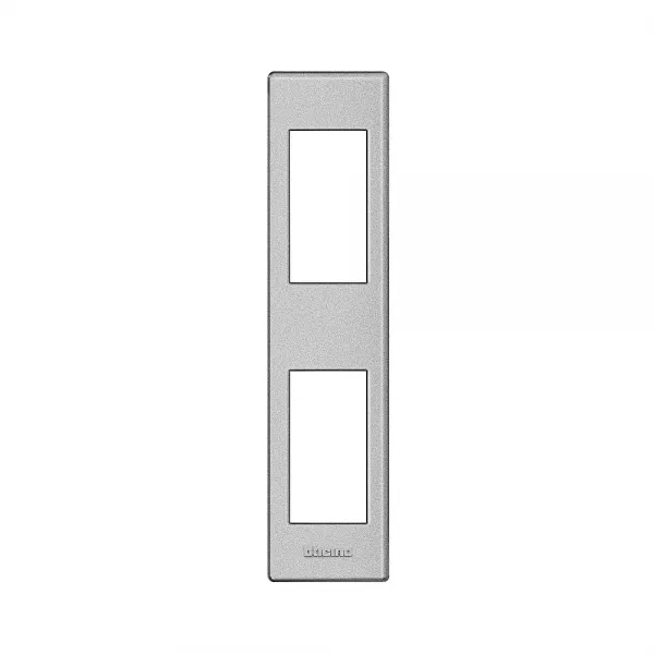 bticino-plaque avec support livinglight pour profil�s ou saillie - tech - 2 modules (lnd4812te)