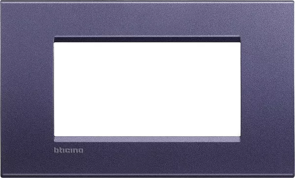 bticino-plaque carr�e livinglight silk 4 modules - club (lna4804cb)