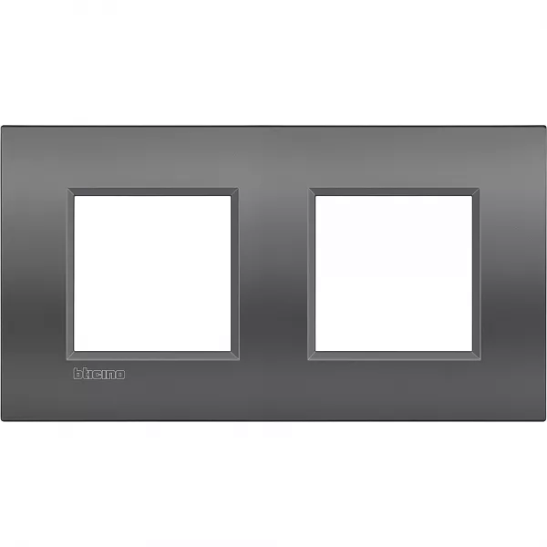 bticino-plaque livinglight air effet soyeux 2+2 modules horizontal ou vertical - street (btlne4802m2st)